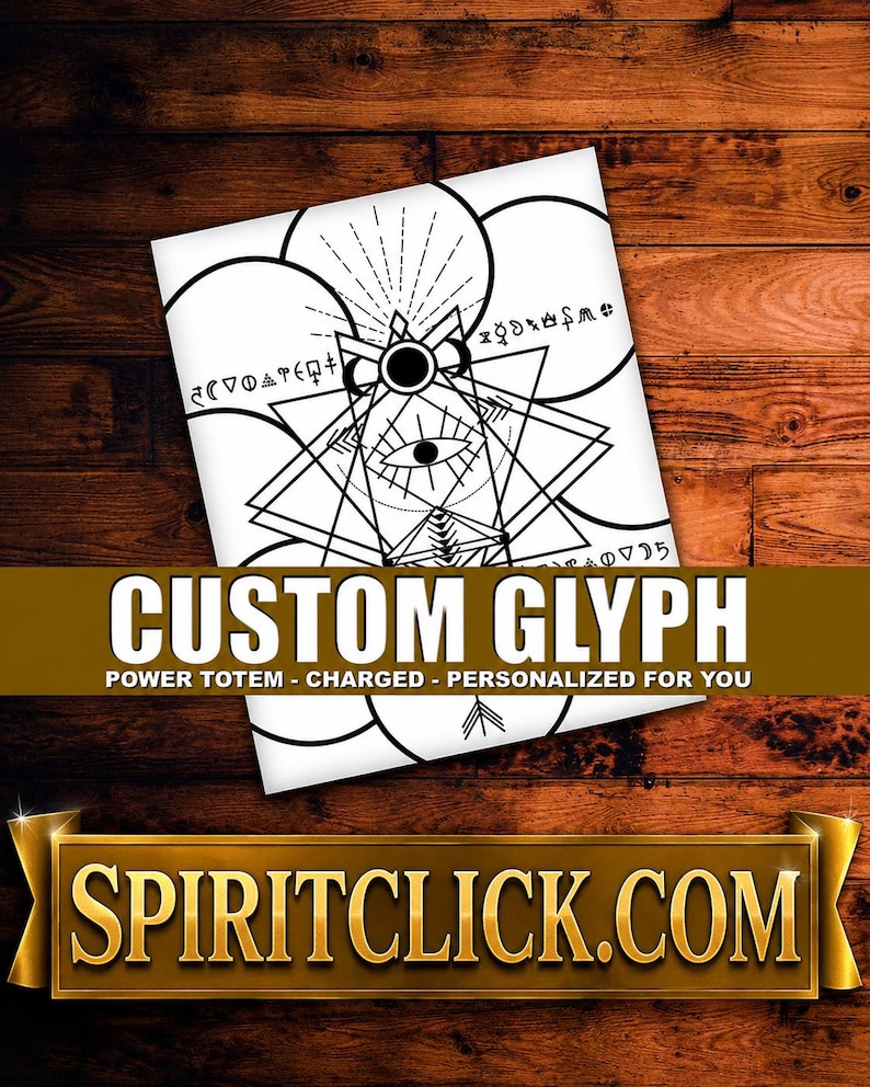 Custom Power Glyph, printable wall art, photo 2