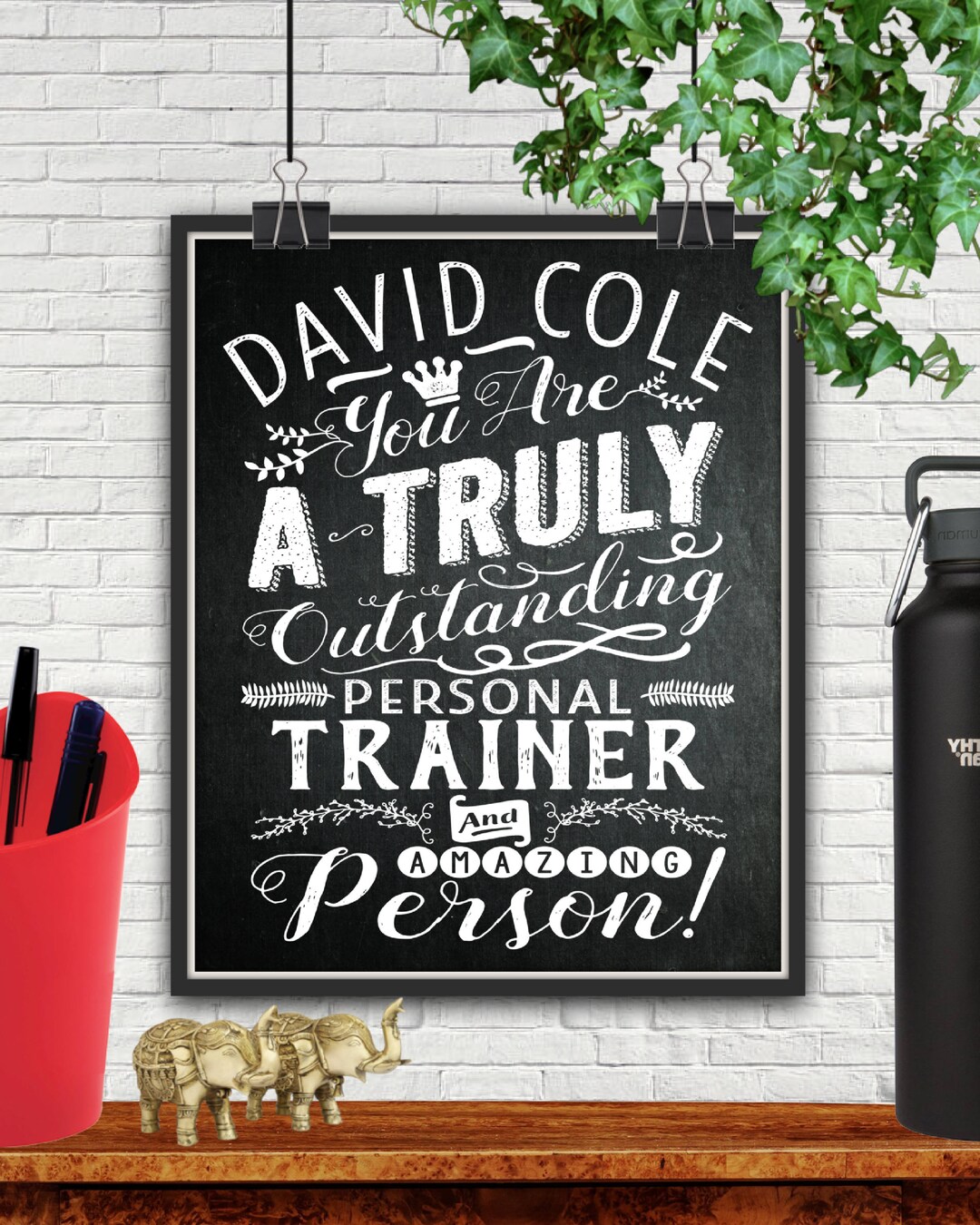 Custom Fantastic Personal Trainer Print DOWNLOAD ONLY Gift Etsy