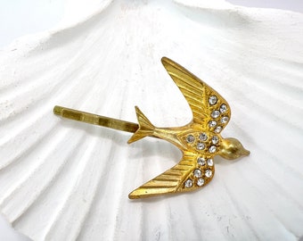 Swarovski Crystal Bird Hair Pin - Sparkle Hair Pin Jewelled Fascinator | Boho Wedding Hair Ornaments By PalaceBridal