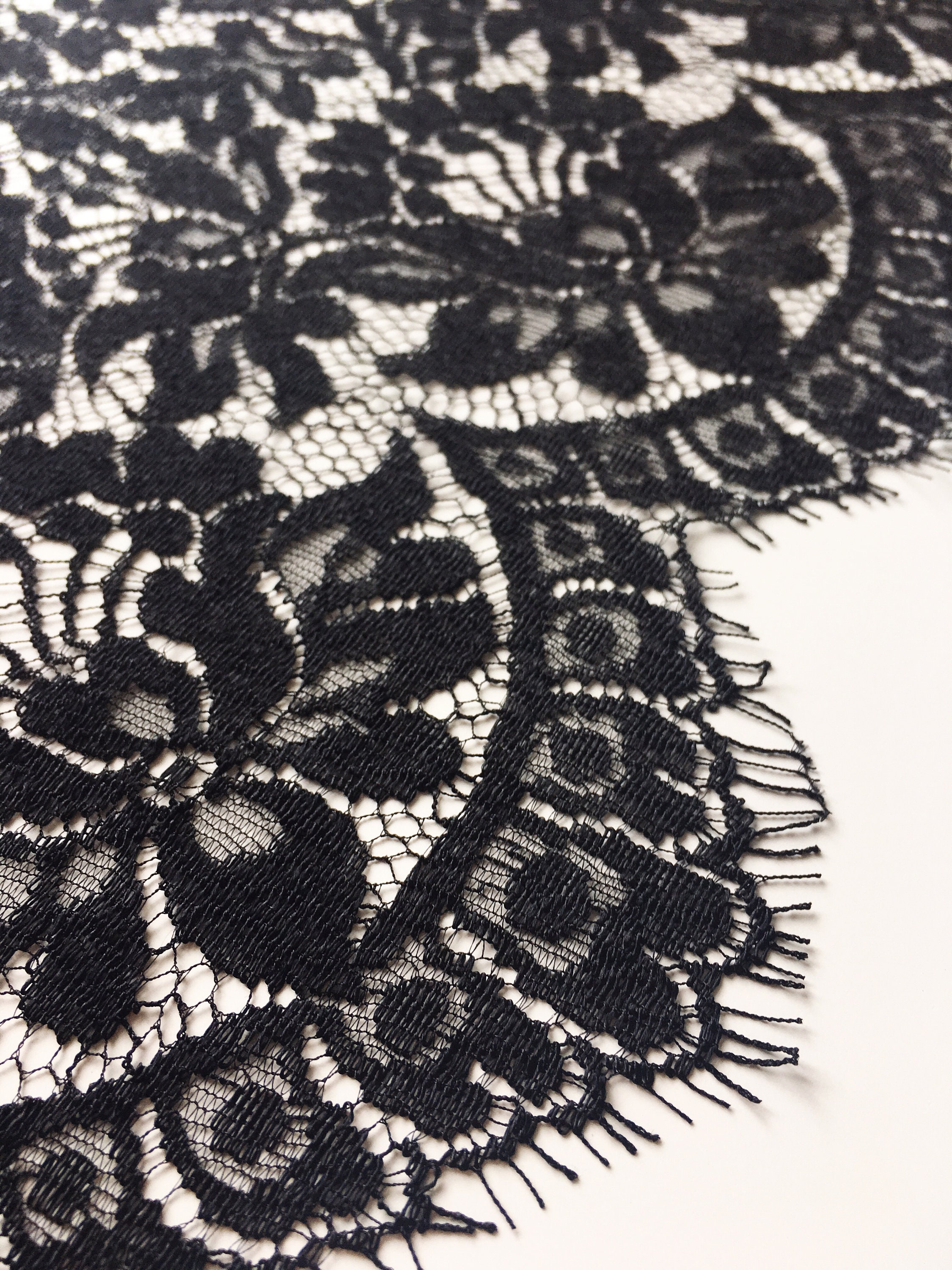 Genuine Nottingham Lace Trim by the Metre // Leavers Lace with Etsy