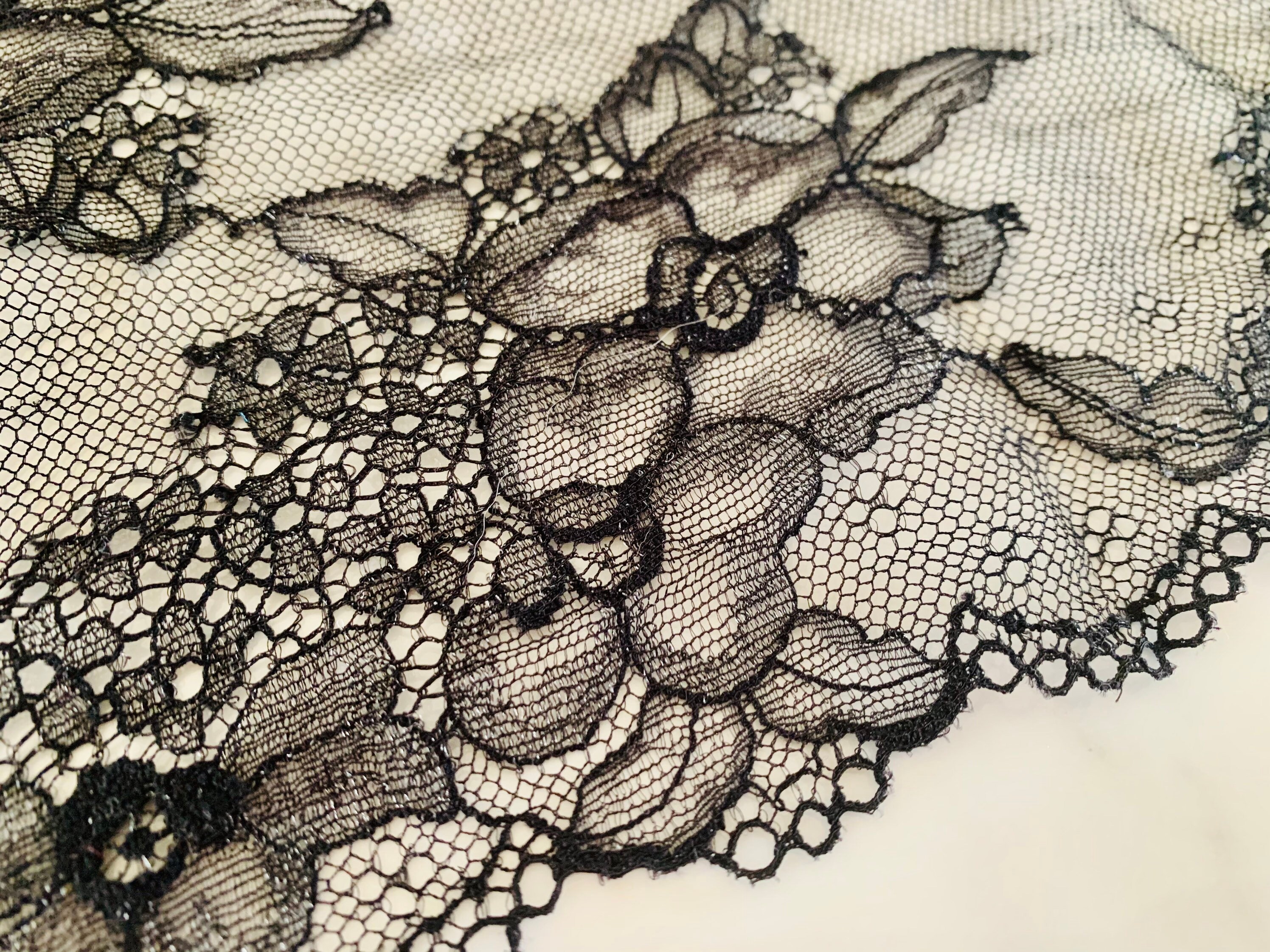 Stretch Galloon Leavers Lace Wide Stretch Lace Trim With Etsy UK