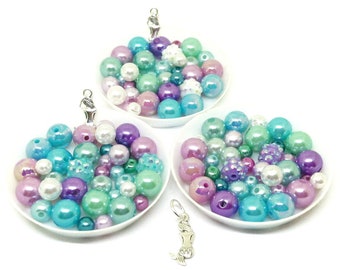 Mermaid bracelet kits party favors, Girls under sea craft activity
