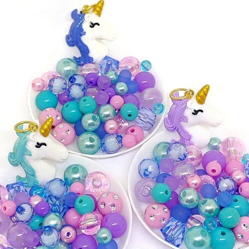 Unicorn Bracelet Kits Party Favors Girls DIY Birthday Activity Etsy