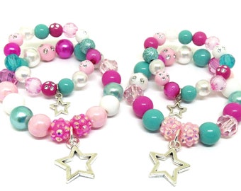 Star child and doll size bracelet sets party favors