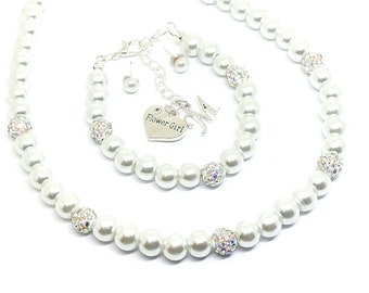 flower girl jewelry sets wedding