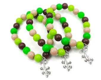 Lizard bracelets party favors gecko boys birthday
