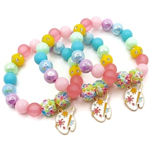 Pulseras de pintura pastel, regalos de fiesta, paleta de arte para niñas, cumpleaños