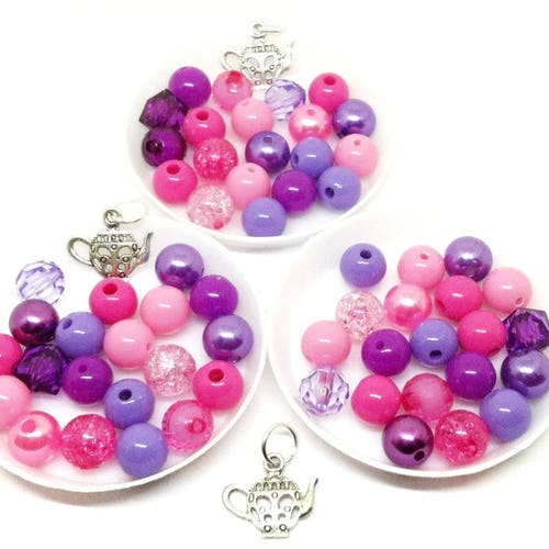 Tea Party Bracelet Kits Party Favors Choose Your Amount Etsy