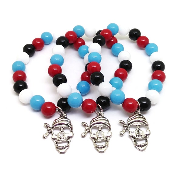 Pirate bracelets party favors boys birthday loot bags