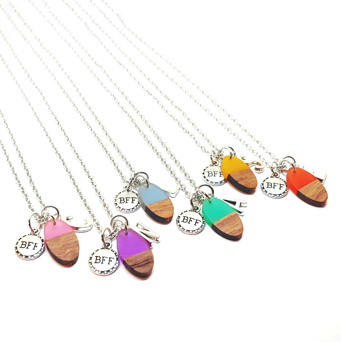 Personalized Best Friend Necklaces 2 3 4 5 Friendship Etsy