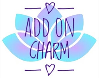 Add on charm to your bracelet or necklace BeadedPerfection