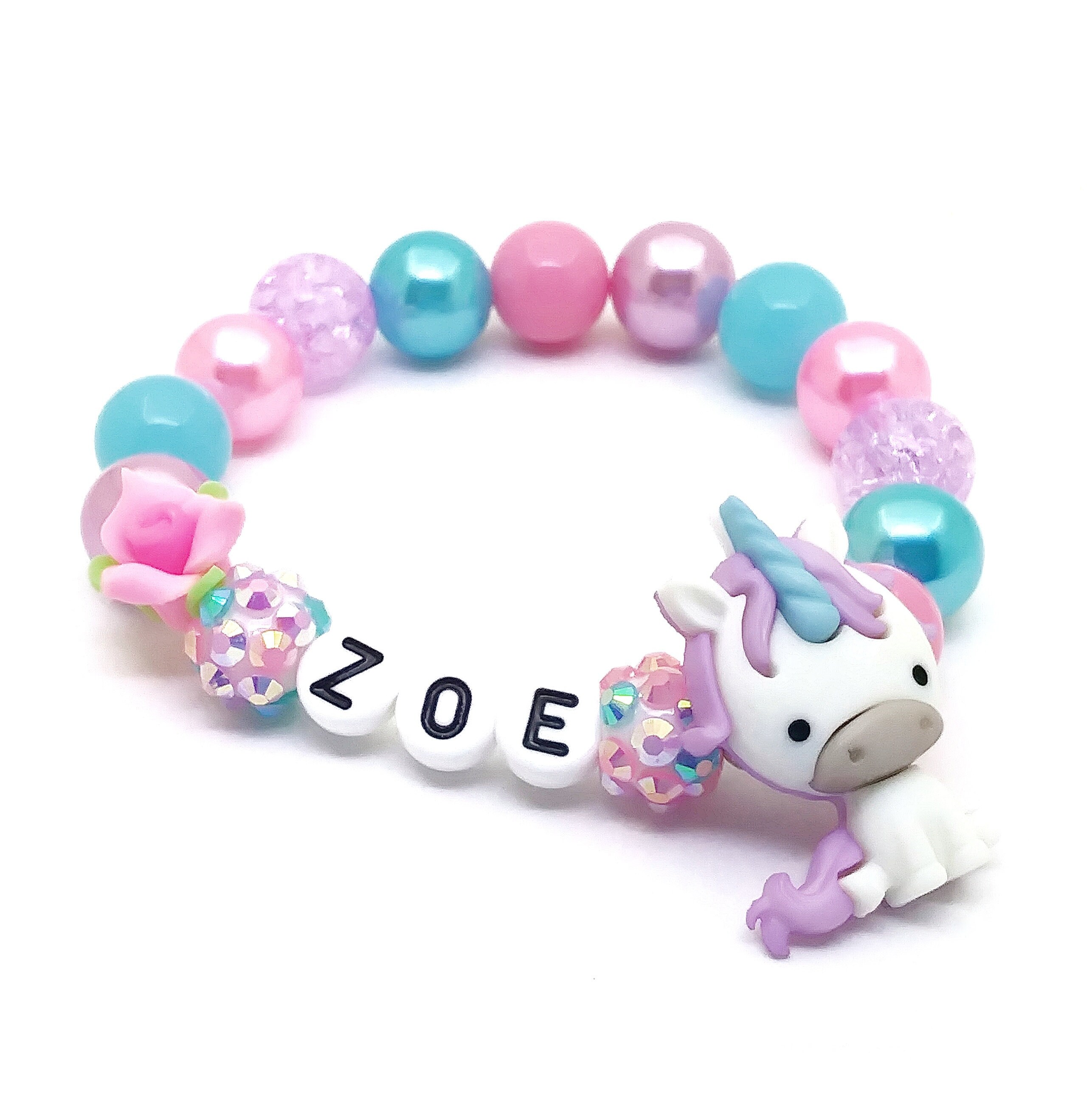 Unicorn Bracelet Unicorn Jewelry Birthday Gift Silicone Beads