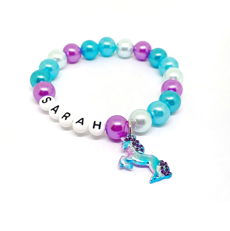 Unicorn bracelet kits party favors Girls unicorn bracelets Etsy