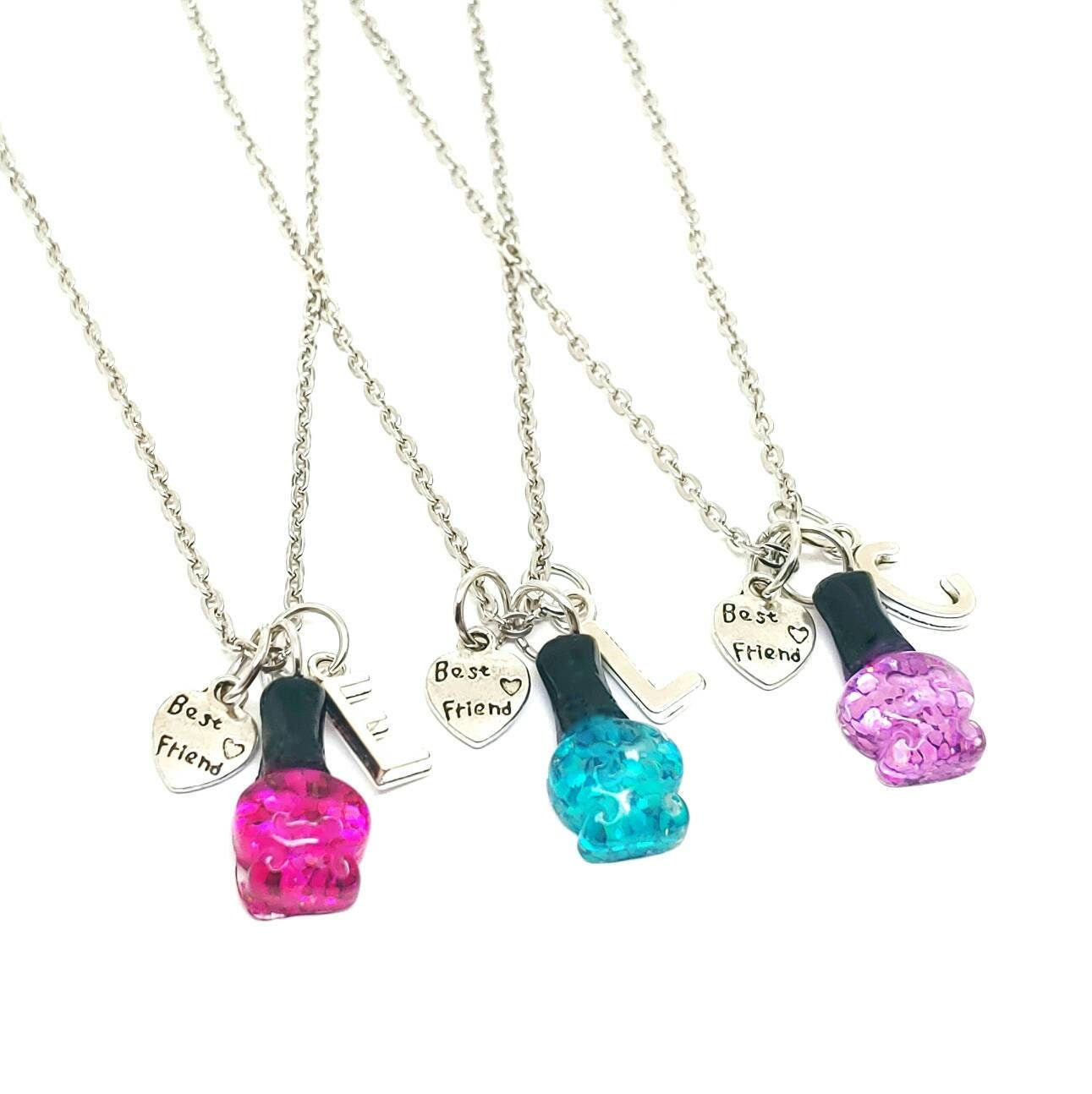 Best Friends Pastel Ombre Heart Pendant Necklaces - 3 Pack | Claire's