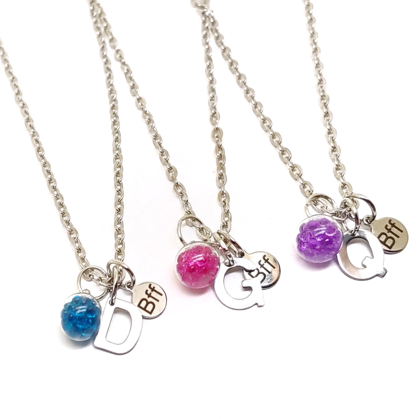 Personalized Best Friend Necklaces Friendship Jewelry Gem Etsy UK