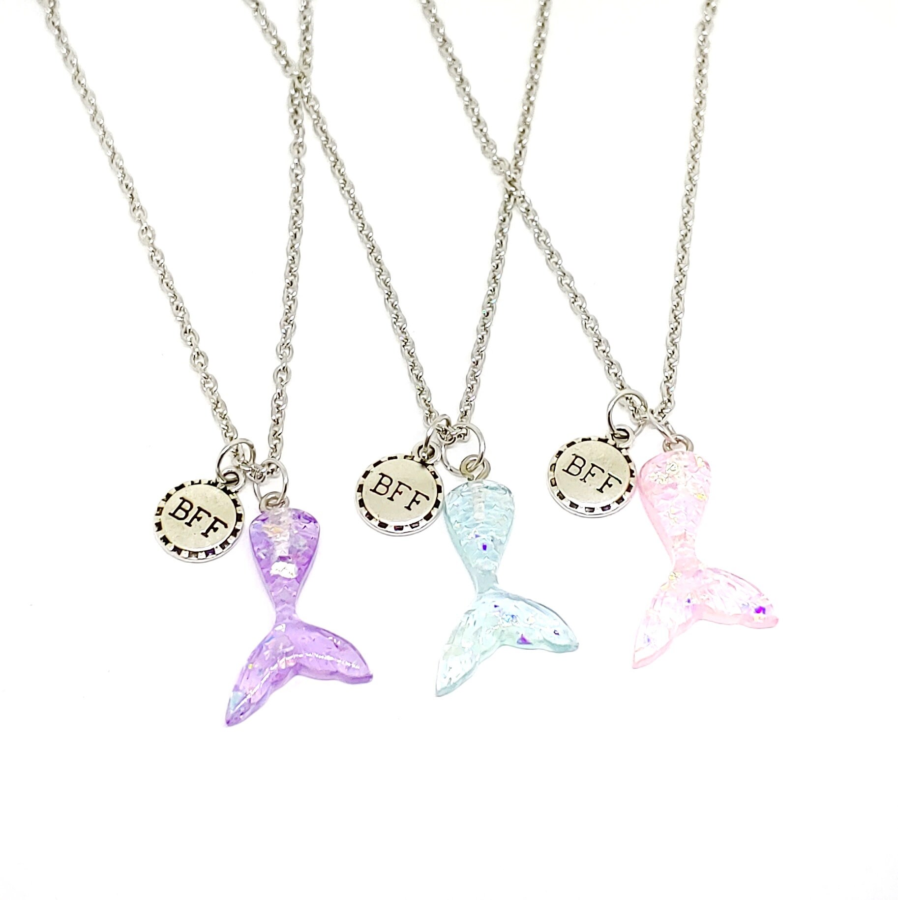 Mermaid friendship best sale necklace