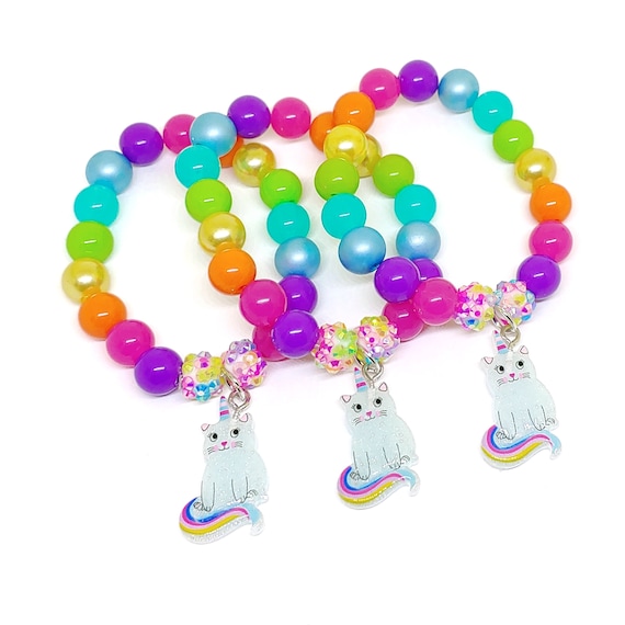 Caticorn Rainbow Beaded Necklace Caticorn Rainbow Beaded Necklace