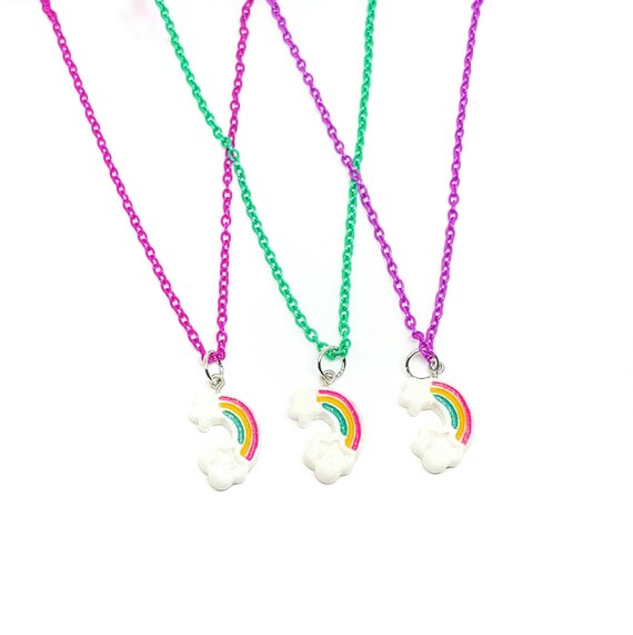 Collar de unicornio, collar de unicornio arcoíris, collar con colgante de  joyería para niñas, regalos de Navidad, cumpleaños, amiga, nieta, collar de