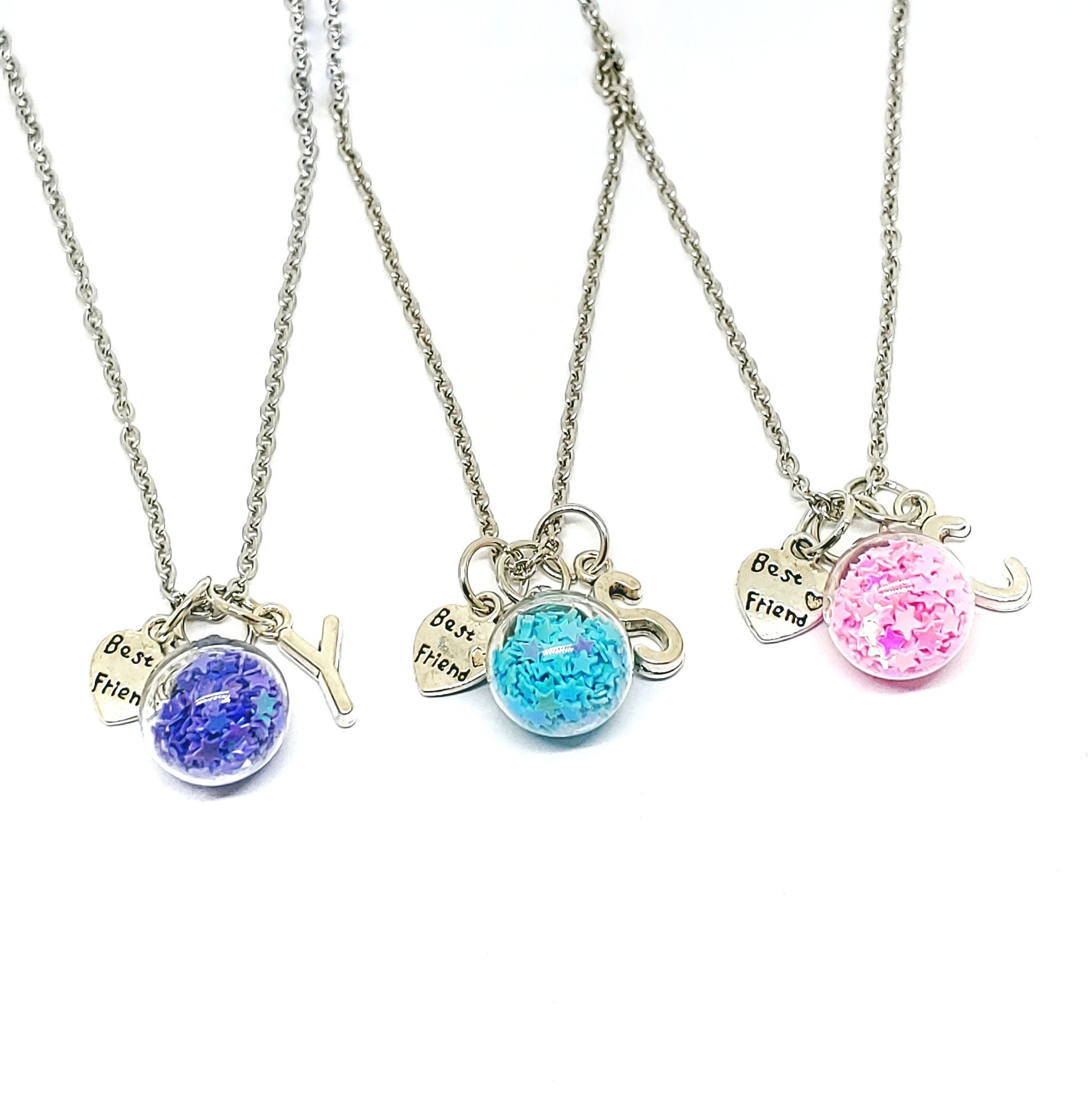 Best Friends BFF Rainbow Split Heart Pendant Necklaces - 2 Pack | Claire's