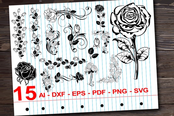 Download Free Rose Svg Roses Svg Valentine Svg Valentine Rose Flower Etsy SVG Cut Files
