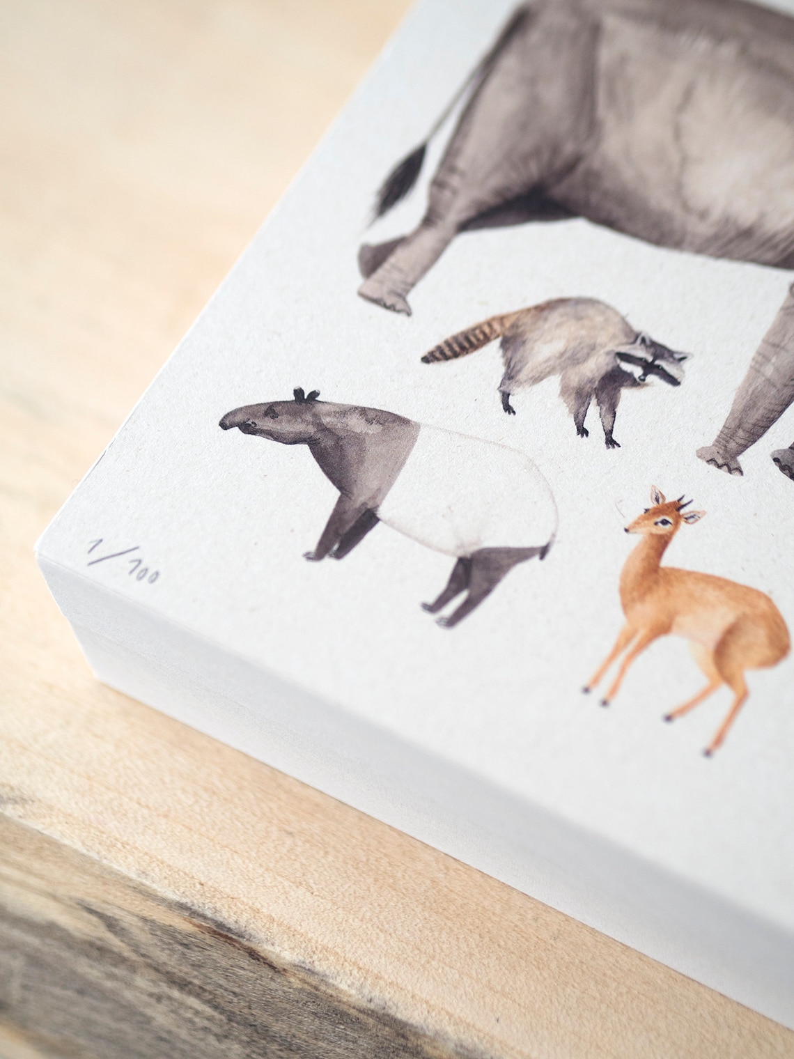 Animal Poster in A3 Size Print on 100% Natural Recycled Paper | Etsy