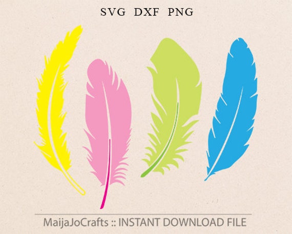 Download Feathers svg Feather cutting file dxf file instant ...