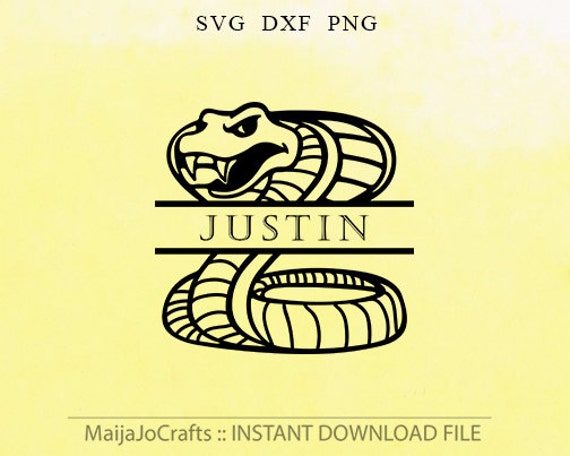 Serpent Monogramme Cadre Svg Png Dxf Monogramme Images Que Svg Etsy