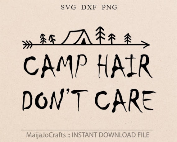 Download Camping svg adventure svg Camp hair svg Cricut designs DXF ...