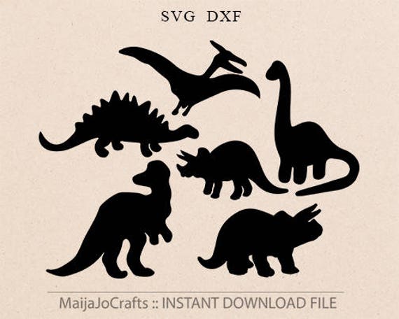 Download Dinosaurs SVG file Dinosaur svg files for Silhouette Animals | Etsy