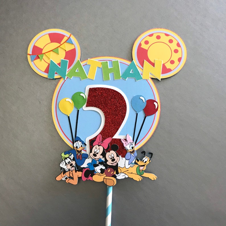 Mickey Mouse And Friends Cake Toppers