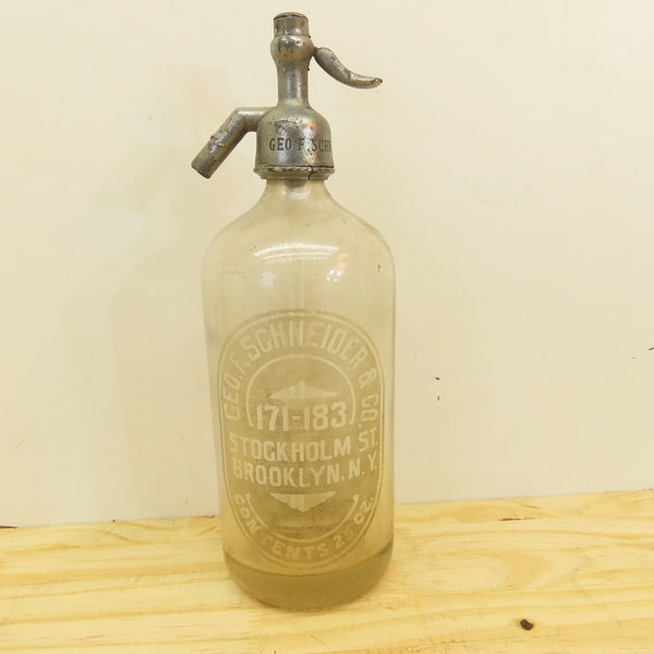 Seltzer Bottle Brooklyn Etsy