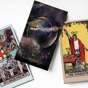 Printable Tarot Deck. Rider-waite Tarot Card Bundle With - Etsy