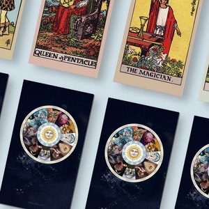 Printable Tarot Deck. Rider-waite Tarot Card Package With Zodiac Signs ...