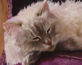 Custom Pet Portrait, Oil On Canvas, Cat Portrait, Dog Portrait