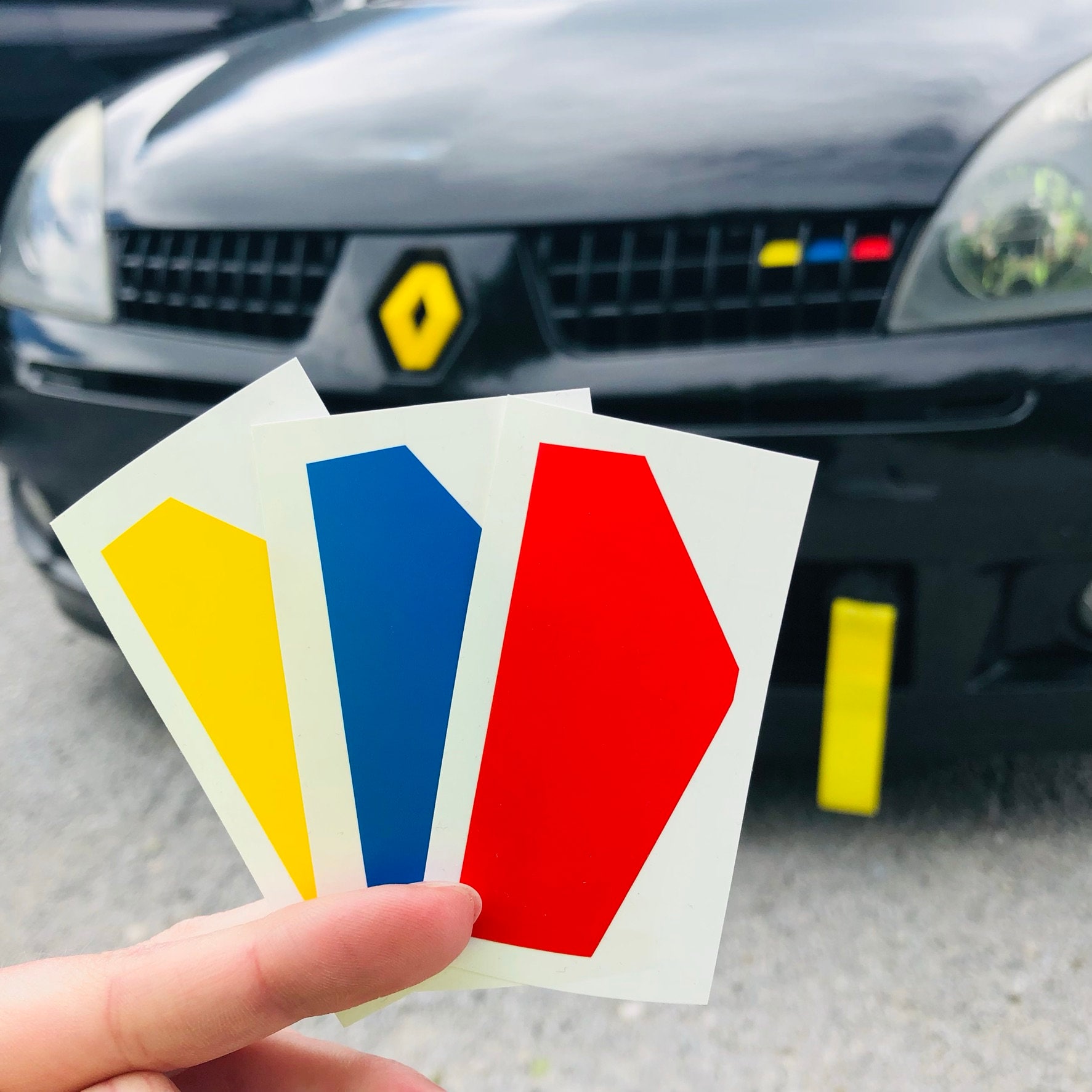 Stickers pour Renault Sport RS Sport - X2 Autocollants carrosserie - vinyl  PRO