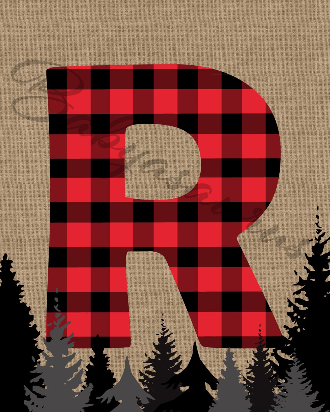 Rustic Wall Decor Personalized Letter of Your Choice Etsy Canada