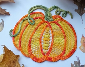 PDF Instant Download - Romanian Point Lace, Pumpkin - Pattern No. 32LOC