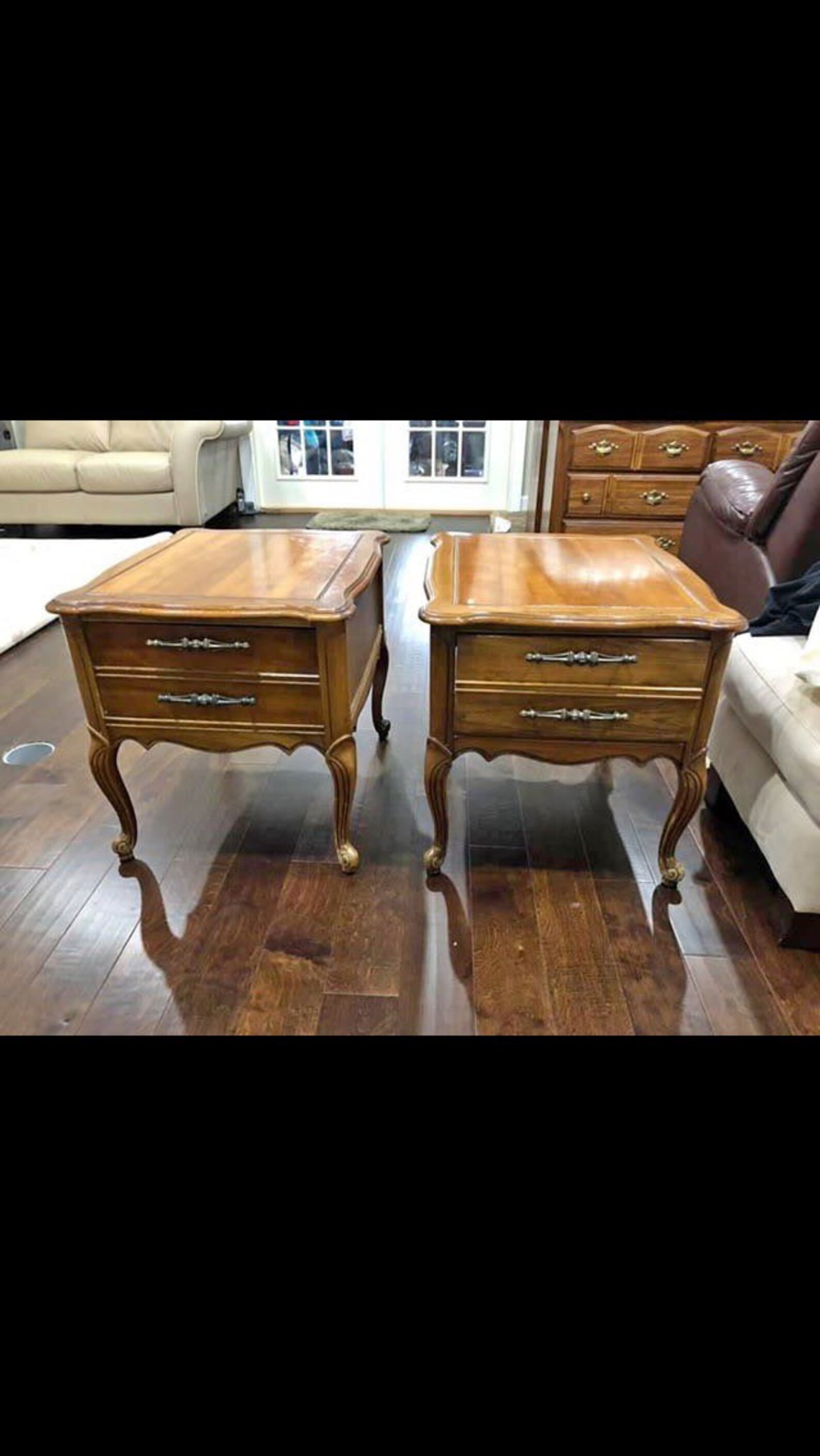 French Provincial End Tables Night Stands Pair Custom Order Etsy