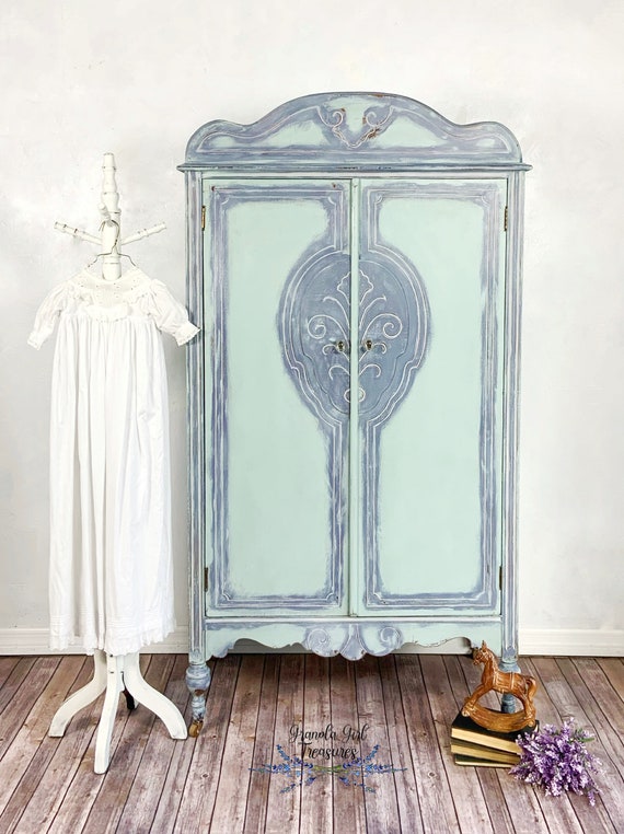 Armoire blue cheap