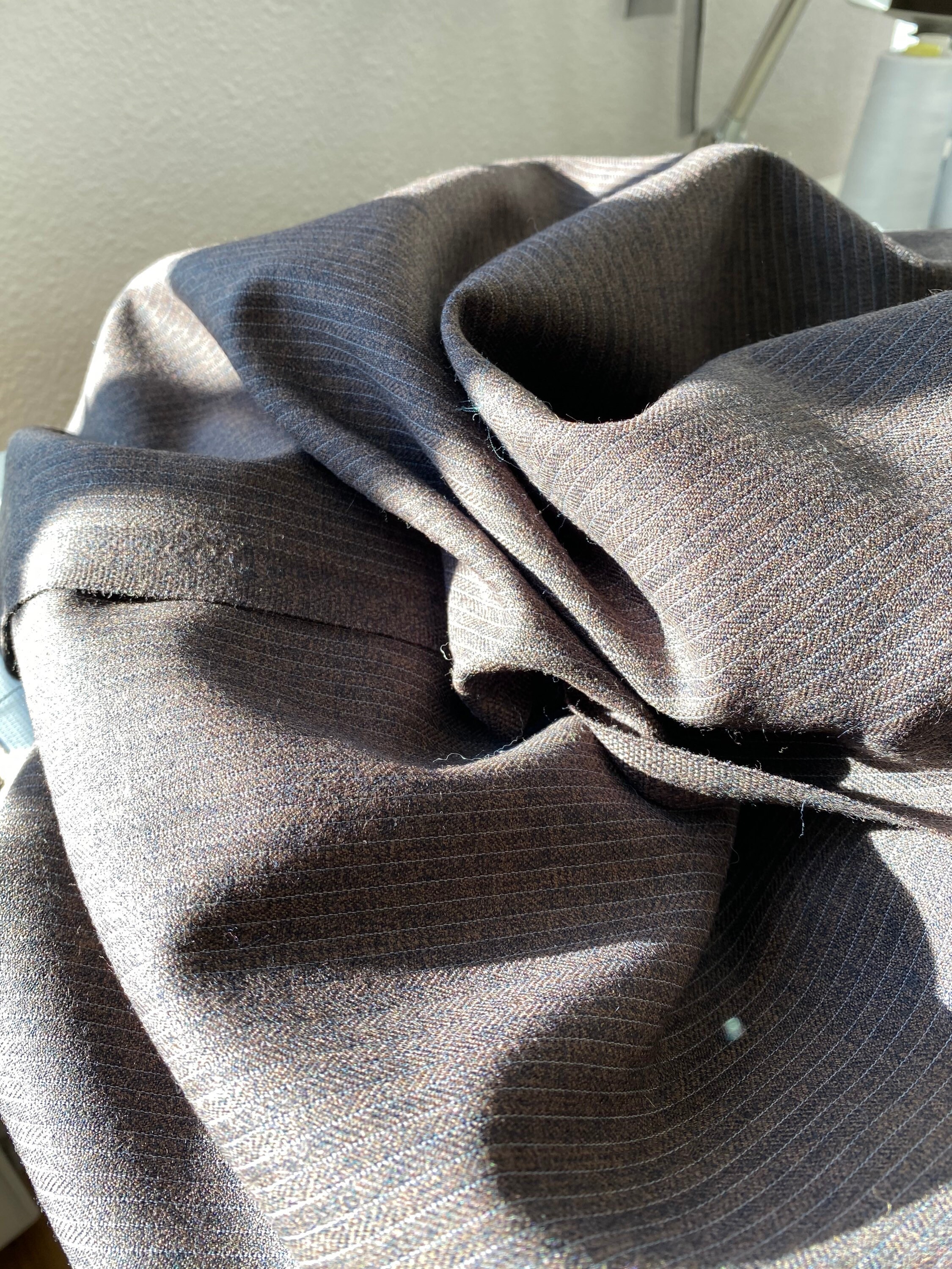 Vintage Wool Brown Suit Fabric - Etsy
