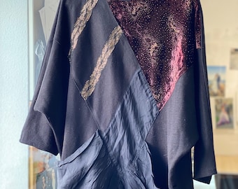 Vintage Black Sweater 80s Fashion