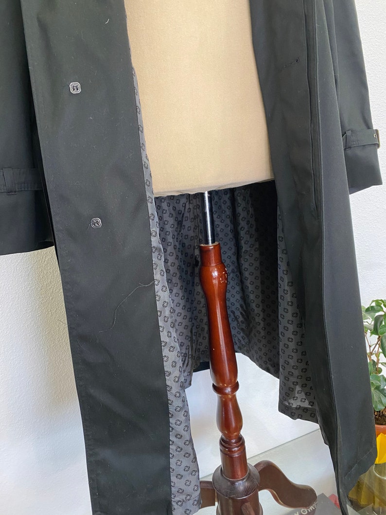 Vintage Mens Trench Coat Classic Size 52