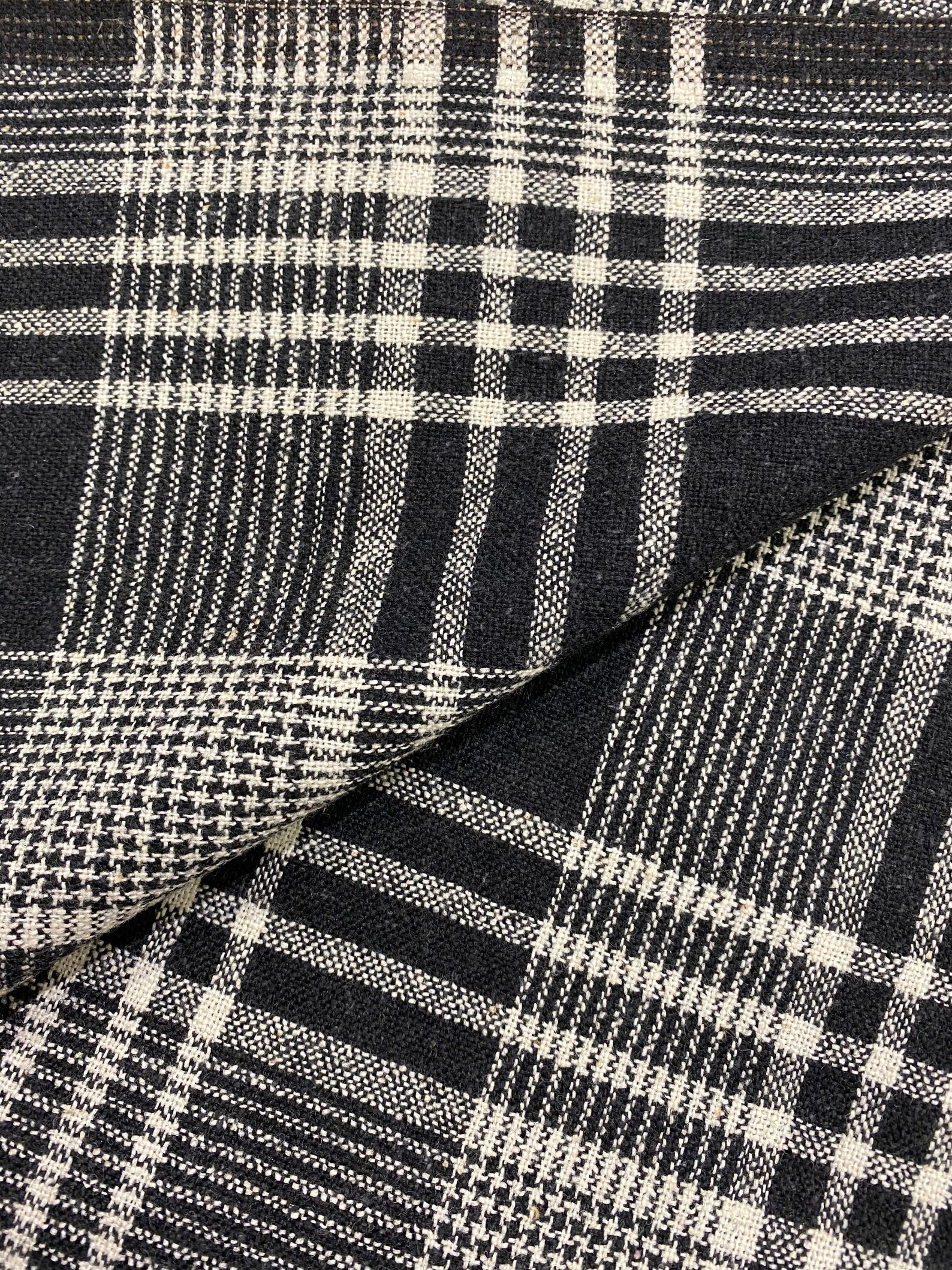 Vintage Wool Fabric/ Tweed Fabric/ Plaid Wool - Etsy