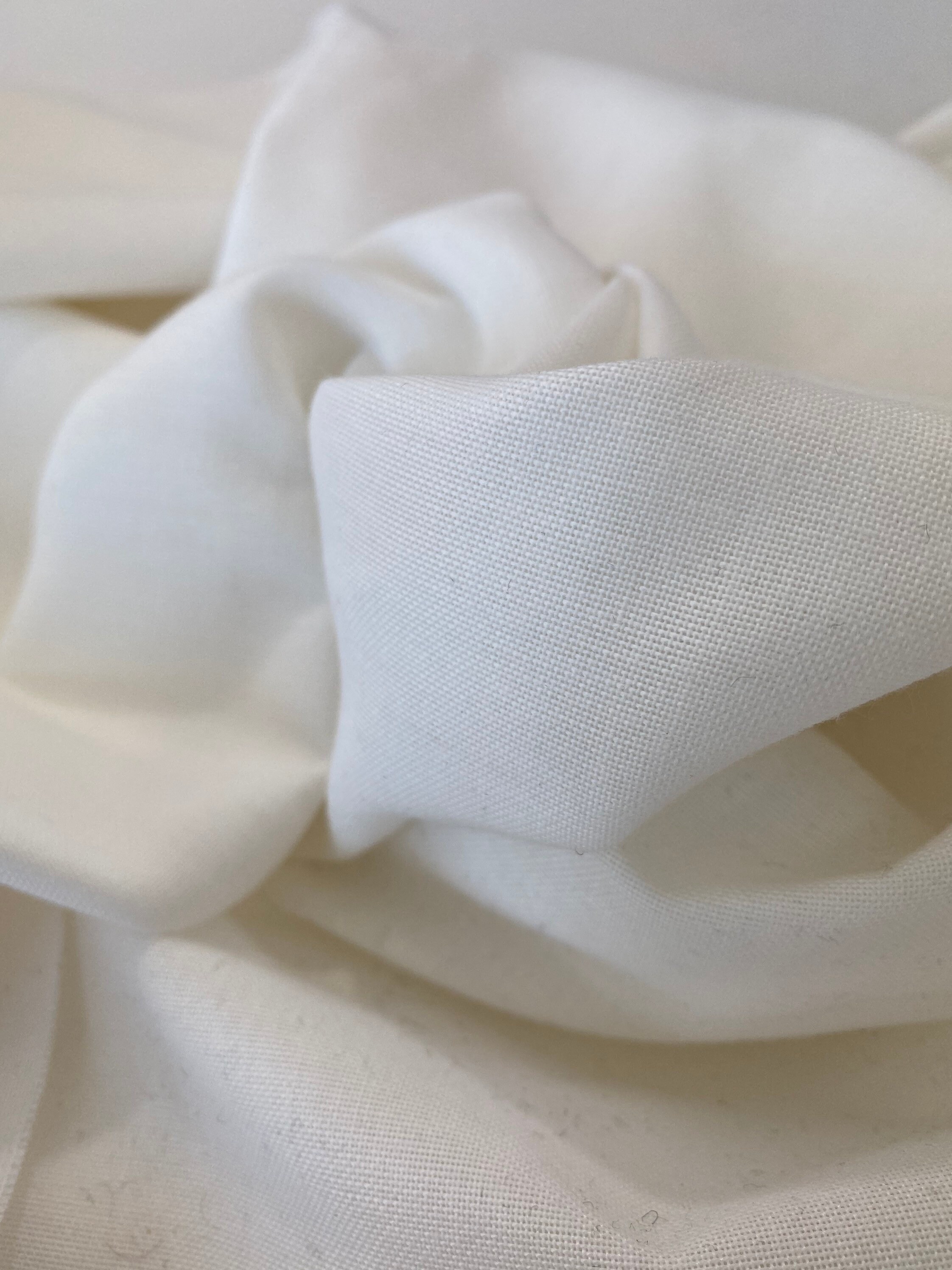Vintage White Fabric Etsy