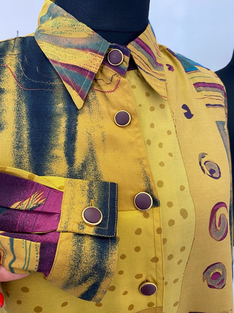 Blusa vintage moda de la década de 1990 ropa de los años 90
