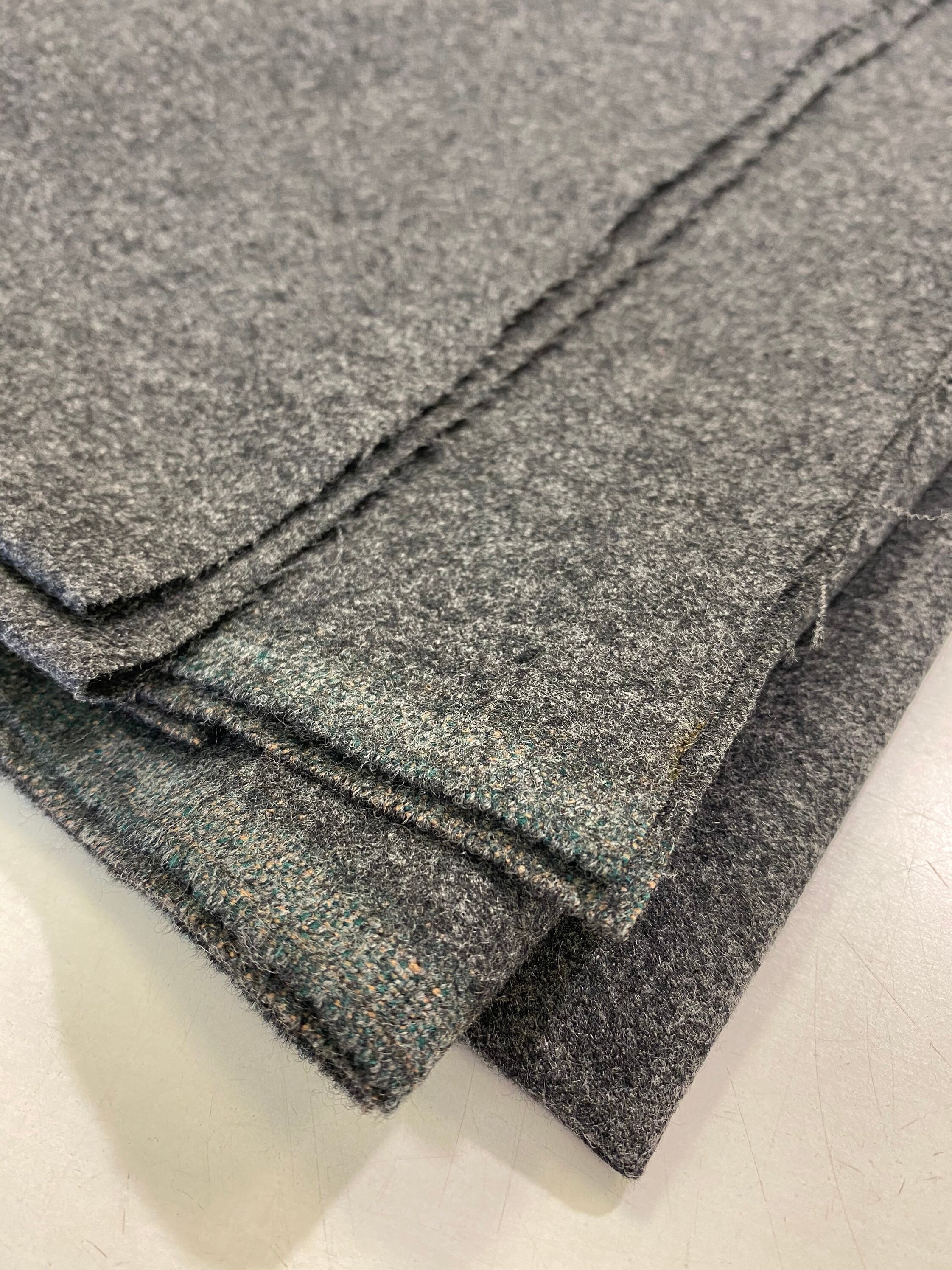 Vintage Wool Fabric/ Wool Fabric/ Solid Wool Fabric Etsy