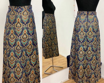 Vintage Silk Brocade Skirt