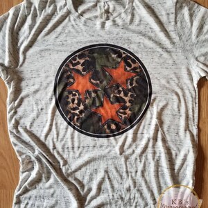 Tennessee tristar tee,  sublimation shirt