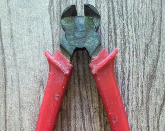Soviet vintage pliers Russian vintage end nippers Russian antique tools Hand tools USSR vintage tools Retro tools Old tools Gift for men