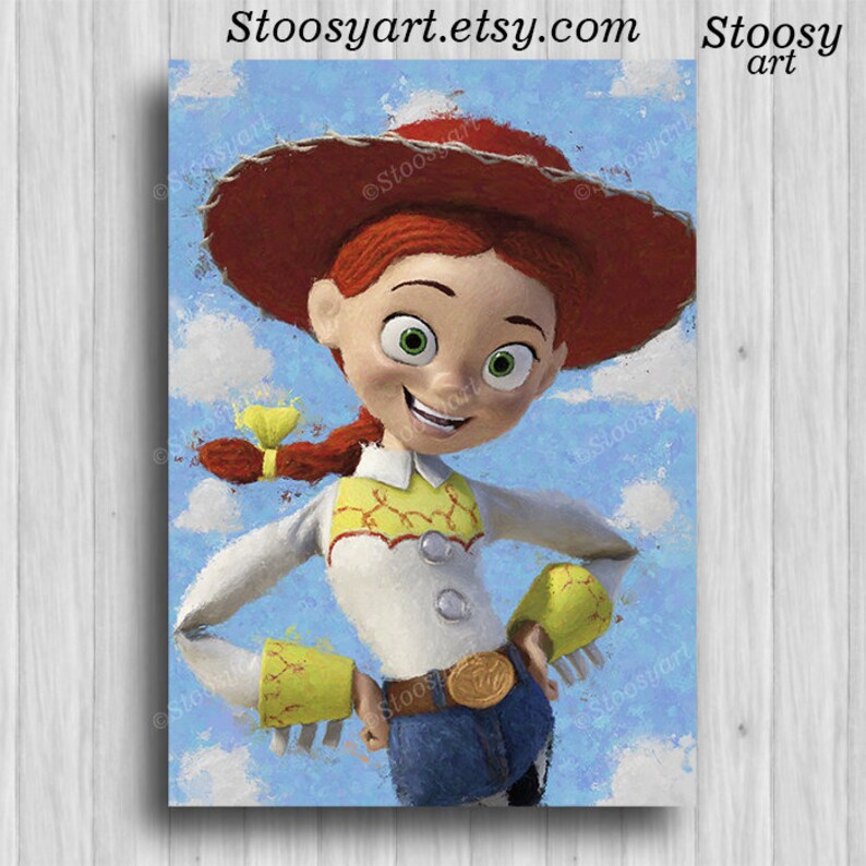 Jessie toy story print disney decor toy story room nursery Etsy